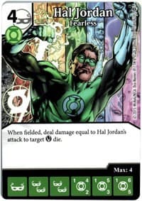 Hal Jordan - Fearless - War of Light - Dice Masters card