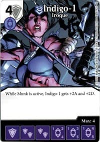 Indigo-1 - Iroque - War of Light - Dice Masters card