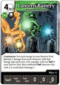 Lantern Battery - Speak The Oath - War of Light - Dice Masters card