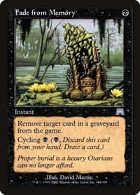 Fade from Memory - Onslaught - Magic: The Gathering card