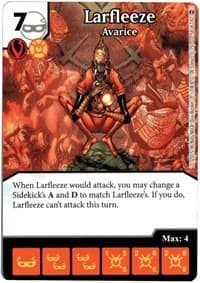 Larfleeze - Avarice - War of Light - Dice Masters card