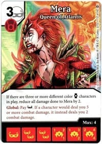 Mera - Queen of Atlantis - War of Light - Dice Masters card