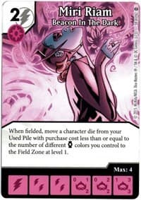 Miri Riam - Beacon In The Dark - War of Light - Dice Masters card