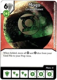 Mogo - Living Planet - War of Light - Dice Masters card