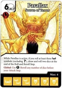 Parallax - Source of Terror - War of Light - Dice Masters card
