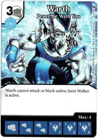 Warth - Peace Be With You - War of Light - Dice Masters card