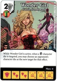 Wonder Girl - Cassie Sandsmark - War of Light - Dice Masters card