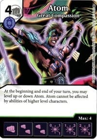 Atom - Great Compassion - War of Light - Dice Masters card