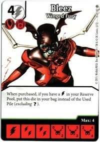 Bleez - Winged Fury - War of Light - Dice Masters card