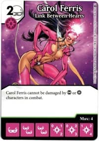 Carol Ferris - Link Between Hearts - War of Light - Dice Masters card