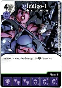 Indigo-1 - Merciful Leader - War of Light - Dice Masters card