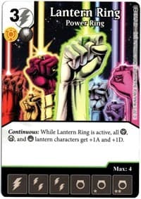 Lantern Ring - Power Ring - War of Light - Dice Masters card