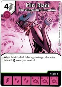 Miri Riam - Unextinguished Devotion - War of Light - Dice Masters card