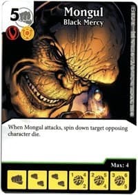 Mongul - Black Mercy - War of Light - Dice Masters card