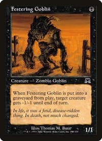 Festering Goblin - Onslaught - Magic: The Gathering card