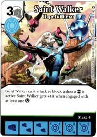 Saint Walker - Hopeful Hero - War of Light - Dice Masters card