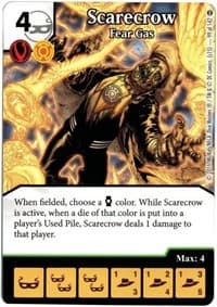 Scarecrow - Fear Gas - War of Light - Dice Masters card