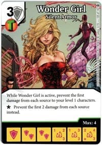 Wonder Girl - Silent Armor - War of Light - Dice Masters card