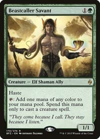 Beastcaller Savant - Battle for Zendikar - Magic: The Gathering card