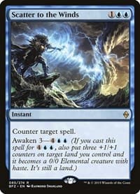 Scatter to the Winds - Battle for Zendikar - Magic: The Gathering card