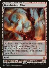 Bloodstained Mire - Zendikar Expeditions - Magic: The Gathering card