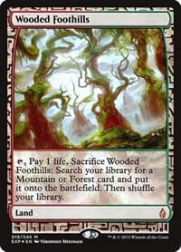 Wooded Foothills - Zendikar Expeditions - Magic: The Gathering card