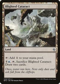 Blighted Cataract - Battle for Zendikar - Magic: The Gathering card