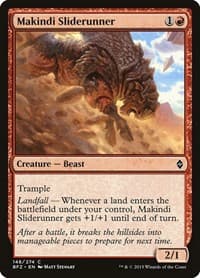 Makindi Sliderunner - Battle for Zendikar - Magic: The Gathering card