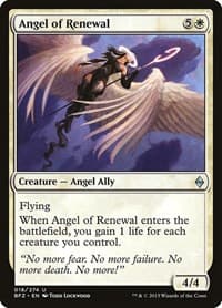 Angel of Renewal - Battle for Zendikar - Magic: The Gathering card