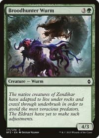 Broodhunter Wurm - Battle for Zendikar - Magic: The Gathering card