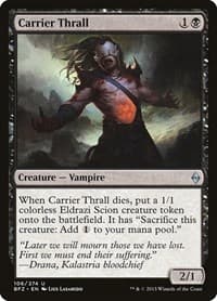 Carrier Thrall - Battle for Zendikar - Magic: The Gathering card