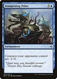 Dampening Pulse - Battle for Zendikar - Magic: The Gathering card