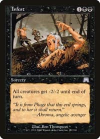 Infest - Onslaught - Magic: The Gathering card