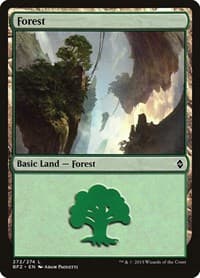 Forest (272) - Battle for Zendikar - Magic: The Gathering card
