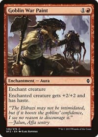 Goblin War Paint - Battle for Zendikar - Magic: The Gathering card