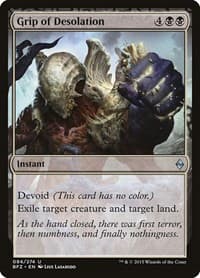 Grip of Desolation - Battle for Zendikar - Magic: The Gathering card