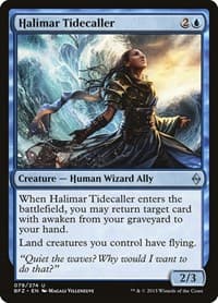 Halimar Tidecaller - Battle for Zendikar - Magic: The Gathering card