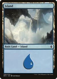 Island (256) - Battle for Zendikar - Magic: The Gathering card