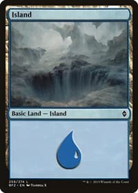 Island (259) - Battle for Zendikar - Magic: The Gathering card
