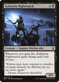 Kalastria Nightwatch - Battle for Zendikar - Magic: The Gathering card