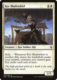 Kor Bladewhirl - Battle for Zendikar - Magic: The Gathering card