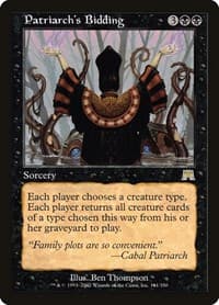 Patriarch's Bidding - Onslaught - Magic: The Gathering card