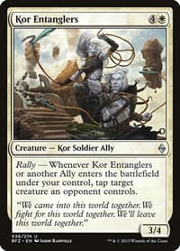 Kor Entanglers - Battle for Zendikar - Magic: The Gathering card