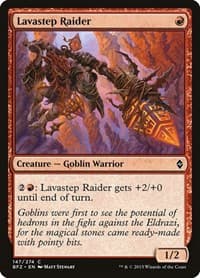 Lavastep Raider - Battle for Zendikar - Magic: The Gathering card