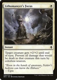 Lithomancer's Focus - Battle for Zendikar - Magic: The Gathering card