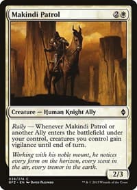 Makindi Patrol - Battle for Zendikar - Magic: The Gathering card