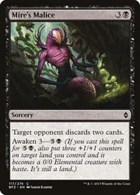 Mire's Malice - Battle for Zendikar - Magic: The Gathering card