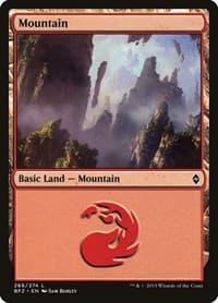 Mountain (266) - Battle for Zendikar - Magic: The Gathering card