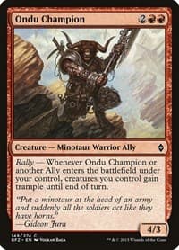 Ondu Champion - Battle for Zendikar - Magic: The Gathering card