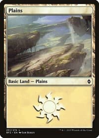 Plains (251) - Battle for Zendikar - Magic: The Gathering card
